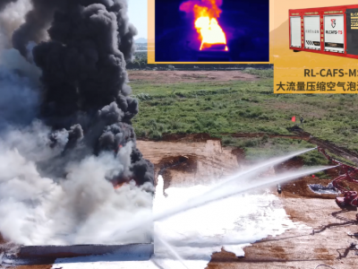 MS3600系统灭450平方重油火测试